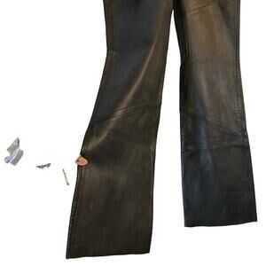 Wilson boot cut real leather pants size 8